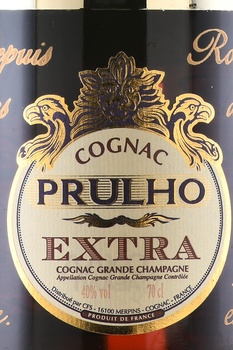 Prulho Extra Grande Champagne 35 years - коньяк ОС Прюло Гранд Шампань Экстра 35 лет 0.7 л в п/у