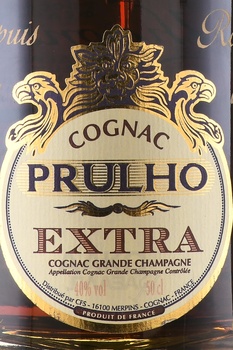 Prulho Extra Grand Champagne 35 years - коньяк ОС Прюло Гранд Шампань Экстра 35 лет 0.5 л в п/у