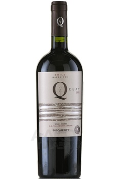 Bisquertt QClay - вино Бискертт Кью Клэй 0.75 л красное сухое