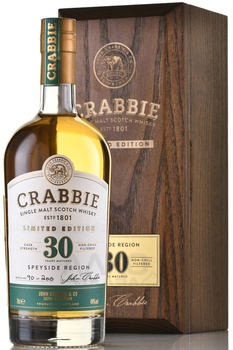 Crabbie 30 Year Old - виски Крэбби 30 лет 0.7 л в д/у