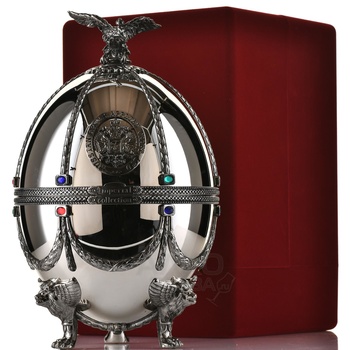 Водка Императорская Коллекция Супер Премиум Фаберже серебро 0.7 л в п/у