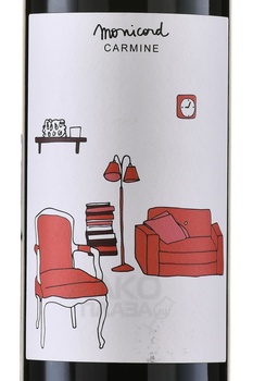 Monicord Carmine Bordeaux Superieur AOC - вино Моникор Кармин Бордо Супериор АОС 0.75 л красное сухое