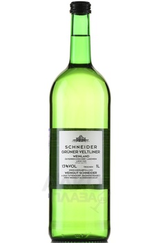 Schneider Gruner Veltliner - вино Шнайдер Грюнер Вельтлинер 1 л белое сухое