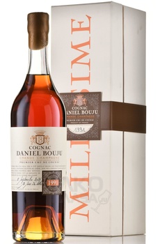Daniel Bouju Cognacs Grande Champagne - коньяк Даниель Бужу Гранд Шампань 1991 год 0.7 л в п/у