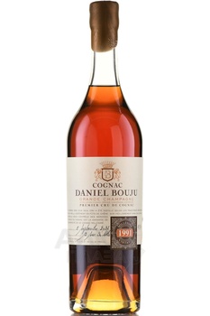 Daniel Bouju Cognacs Grande Champagne - коньяк Даниель Бужу Гранд Шампань 1991 год 0.7 л в п/у