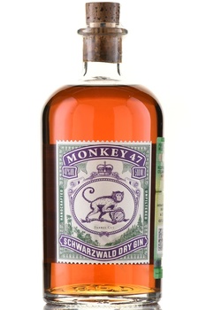 Monkey 47 Barrel Cut Schwarzwald Dry Gin - джин Манки 47 Баррел Кат Шварцвальд Драй 0.5 л в п/у