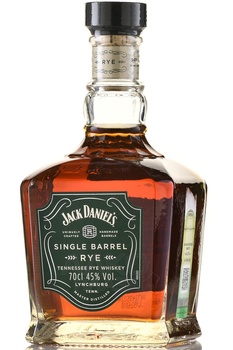 Jack Daniel’s Single Barrel Rye - виски зерновой Джек Дэниэлс Сингл Бэррэл Рай Ржаной 0.7 л в п/у