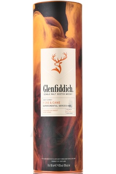 Glenfiddich Fire and Cane - виски Гленфиддик Файер энд Кейн 0.7 л в тубе
