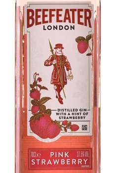 Gin Beefeater London Pink - джин Бифитер Лондон Пинк со вкусом клубники 0.7 л