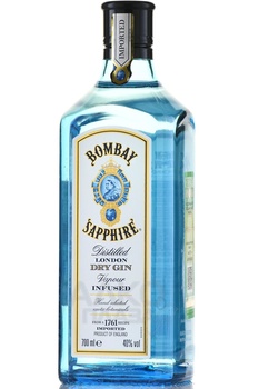 Bombay Sapphire - джин драй Бомбей Сапфир 0.7 л