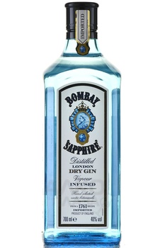 Bombay Sapphire - джин драй Бомбей Сапфир 0.7 л