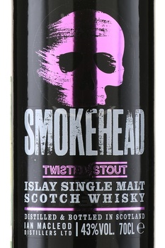 Smokehead Twisted Stout - виски Смоукхед Твистед Стаут 0.7 л в п/у