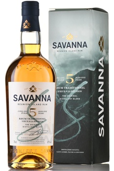 Savanna 5 years Old - ром Саванна 5 лет 0.7 л в п/у
