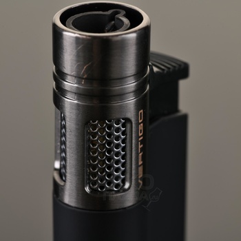 Vertigo Rave Black Rubberized - зажигалка Вертиго Рэйв Блэк Рубберайзед