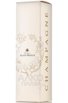 Champagne Alain Bailly Petronille - шампанское Ален Байи Петроний 0.75 л белое брют в п/у