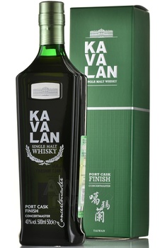 Kavalan Concertmaster Port Finish - виски Кавалан Концертмастер Порт Финиш 0.5 л в п/у