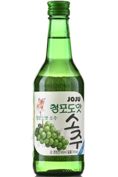 Joju Soju Green Grapes - соджу ДжоДжу Зеленый Виноград 0.36 л