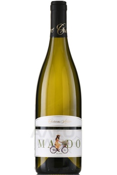 Chateau Andre Mado Blanc - вино Шато Андре Мадо Блан 0.75 л белое сухое