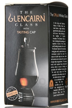 Бокал для виски Glencairn Glass Tasting Cap 190 мл. в п/у с крышкой