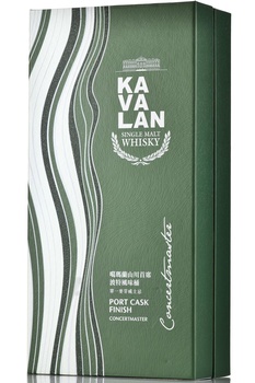 Kavalan Concertmaster Port Finish - виски Кавалан Концертмастер Порт Финиш 0.7 л набор в п/у