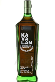 Kavalan Concertmaster Port Finish - виски Кавалан Концертмастер Порт Финиш 0.7 л набор в п/у
