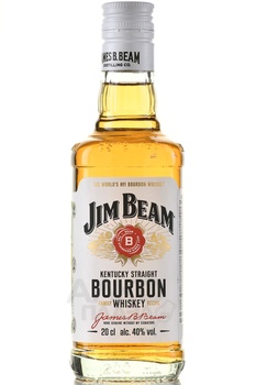 Jim Beam - виски зерновой Джим Бим 0.2 л
