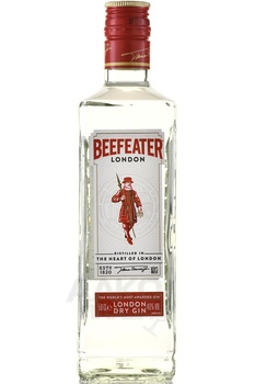 Beefeater London Dry - джин Бифитер Лондон Драй 0.5 л