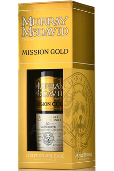 Murray McDavid Mission Gold Glen Keith 30 Years Old - виски Мюррей МакДэвид Мишн Голд Глен Кит 30 лет 0.7 л в п/у