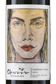 Claroscuro Cabernet Franc - вино Клароскуро Каберне Фран 0.75 л красное сухое