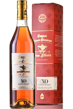 Jean Fillioux XO Grande Reserve Grande Champagne Premier Cru - коньяк Жан Фийу ХО Гранд Резерв Гранд Шампань Премье Крю 0.7 л в п/у