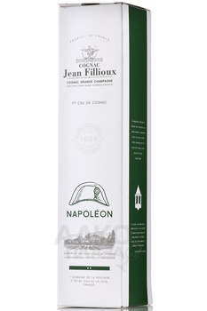 Jean Fillioux Napoleon Vieux Cognac Grande Champagne Premier Cru - коньяк Жан Фийу Наполеон Вье Коньяк Гранд Шампань Премье Крю 0.7 л в п/у