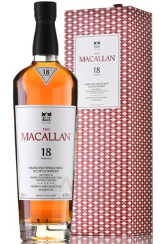 Macallan Double Cask Matured 18 years - виски Макаллан Дабл Каск Мейчурд 18 лет 0.7 л