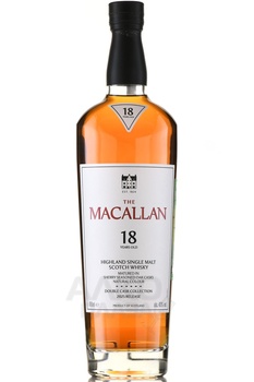 Macallan Double Cask Matured 18 years - виски Макаллан Дабл Каск Мейчурд 18 лет 0.7 л