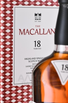 Macallan Double Cask Matured 18 years - виски Макаллан Дабл Каск Мейчурд 18 лет 0.7 л