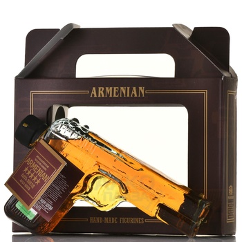 Коньяк Пять звезд 5 лет 0.18 л в п/у пистолет