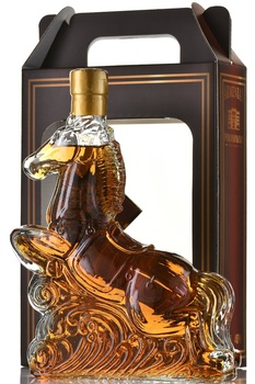 Коньяк Семь звезд 7 лет сувенирная бутылка Конь 0.5 л в п/у