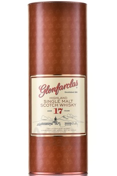 Glenfarclas 17 Year Old - виски Гленфарклас 17 лет 0.75 л в тубе