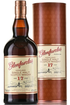 Glenfarclas 17 Year Old - виски Гленфарклас 17 лет 0.75 л в тубе