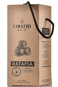 Collery Ratafia Rose de Saignee a Ay AOC - вино Ратафия Коллери Розе де Сенье а Аи АОС 0.5 л красное сладкое в п/у