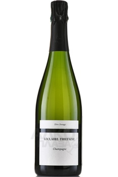 Leclaire-Thiefaine Cuvee 06 Zero Dosage - шампанское Леклер Тьефен Кюве 06 Зеро Дозаж 0.75 л белое экстра брют