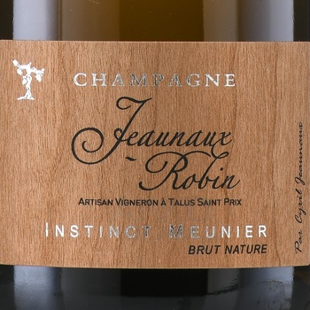 Jeaunaux-Robin Instinct Meunier Nature - шампанское Жано Робан Инстинкт Менье Натюр 0.75 л белое брют натюр