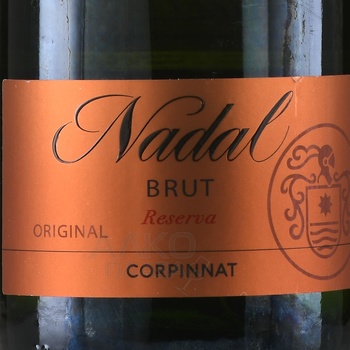 Corpinnat Nadal Reserva Original - вино игристое Корпиннат Надаль Резерва Орижинал 0.75 л белое брют