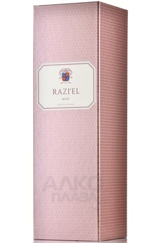 Razi’el Rose - вино игристое Разиэль Розе 0.75 л розовое экстра брют в п/у (кошерное)