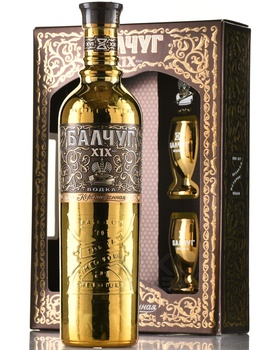 Водка Балчуг 19 век 0.5 л в п/у +2 стопки