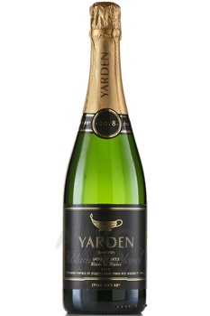 Yarden Blanc de Blancs - вино игристое Ярден Блан де Блан 0.75 л белое экстра брют (кошерное)