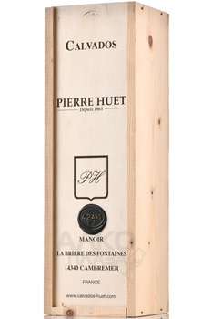 Pierre Huet Calvados 42 Ans Straight from The Cask - кальвадос Пьер Юэ 42 Ан Стрейт Фром Зе Каск 0.7 л в д/у