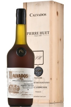 Pierre Huet Calvados 42 Ans Straight from The Cask - кальвадос Пьер Юэ 42 Ан Стрейт Фром Зе Каск 0.7 л в д/у