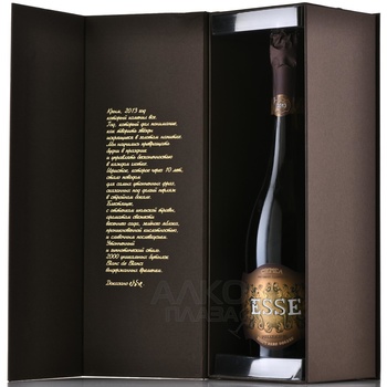 Вино игристое ТЗ ЕССЕ Миллезим Зеро Дозаж 0.75 л белое экстра брют в п/у