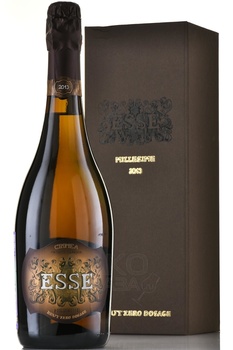 Вино игристое ТЗ ЕССЕ Миллезим Зеро Дозаж 0.75 л белое экстра брют в п/у