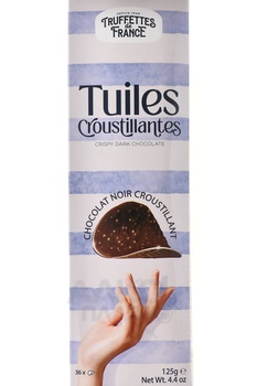 Truffettes de France Crispy Dark - чипсы Труффеттес де Франс темный шоколад 125 гр